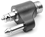 wellenshop Tankanschluss Yamaha 1/4' 18 NPT Gewinde ∅13 mm Gesamtlänge 49 mm Anschluss Stutzen Motoranschluss Stecker B