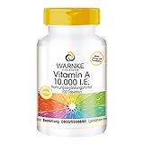 Vitamin A 10.000 I.E - 3000µg Retinol (Retinylacetat) pro Tablette - hochdosiert & vegan - 100 Tab