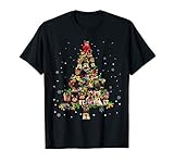 Yorkshire Terrier Christmas Tree X-Mas Gift T-S