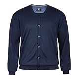 hajo Übergrößen Cardigan Pima Cotton Marine, deutsche Größe:56