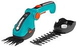 Gardena Set Akku-Gras- und Strauchschere ComfortCut Li: Grasschere mit Komfortgriff für präzisen, komfortablen Rasenkanten- und Formschnitt (9857-20)