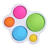 DZQRN Fidget Toys, Fidget Toy Push Bubble Colourful and Simple Anti Stress für Grübchen Sind Doppelseitige Sensorische Silikonspielzeuge, Geeignet für Spielzeug ab 6 Monate Baby Spielzeug Geschenk