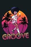 Afro Groove Roller Skate Retro 80S 70S Disco Funk Star: notebook, notebook journal beautiful , simple, impressive,size 6x9 inches, 114 paperback pag