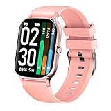 TangYang Smart Watches für Damen Herren,Smart Watch mit Temperatur Pulse Step Watch IP67 wasserdichte Full Touch Screen Fitnessuhr zum Bergsteigen Radfahren L