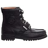 Polo Ralph Lauren Herren Ranger Schnürstiefel, schwarz, 42 EU