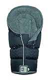 Set Odenwälder BabyNest Winterfußsack Lo-Go & Windel Blaubaer | Fußsack für Kinderwagen, Buggy | Fußsack Universell geeignet | atmungsaktiv, winddicht, aufklappb