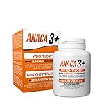 Anaca3+ – Gewichtsverlust (1) – Nahrungsergänzungsmittel mit den höhere Shlankheitsmacherdosis* – 30-Tage-Programm – 120 Kap