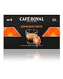 Café Royal Espresso Forte 50 Nespresso®* Pro kompatible Kapseln (Intensität 7/10) 1er Pack (1 x 50 Pads)