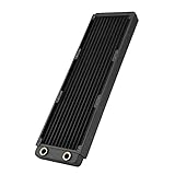 Tonysa 360mm Kupfer Radiator, G1/4 Gewinde Kupfer Heizkörper PC Wasserkühlung Flüssigkeit Wasserkühler Wärmetauscher für PC Wasserkühlung(360mm)