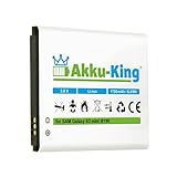 Akku-King Akku kompatibel mit Samsung EB-425161LU - Li-Ion 1700mAh - für Galaxy S3 Mini i8190, Ace 2, GT-I8160, i8190n, Duos S7562, S7580, Exhibit, Trend II