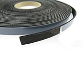 EPDM - Schaum Schwarz 10 mm x 2 mm. Länge: 10 m auf Rolle. einseitig selbstkleb