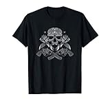 Schädel Revolver Revolverheld Biker T-S