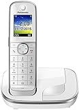 Panasonic KX-TGJ310GW Familien-Telefon / DECT Basisstation, schnurloses Telefon, strahlungsarm, weiß