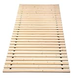 TUGA - Holztech unbehandeltes heimisches Naturprodukt unserer Wälder - Rollrost 28 LEISTEN 300Kg 90x200cm Lattenrost - Qualitätsarbeit gefertigt in Deutschland mit 5 Jahren G