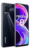 Realme 8 Pro Smartphone 8+128GB, 108MP Quad-Kamera Simlockfreie Handys,180Hz 6.4 Zoll AMOLED Bildschirm Android Mobile Phone, 4500mah Akku 50W Schnellladung Dual SIM NFC (Punkschwarz)