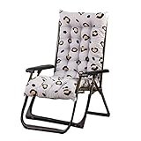 Lvhan Auflagen für Gartenliegen - Gartenstuhl Auflage,Liege Stuhl Polster Auflage Liegestuhl Stuhlkissen Anti-Rutsch für Sonnenliege 125x48x8