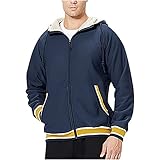 Herbst und Winter Neue produktfarbe passender modetrend lässiger Herren-Sportpullover 1764-shirt v- Quick-Drying Short-sleevedshirt Man ol Embroidery Open blue489, in 67cm Reine büg