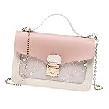 Frauen Kette Tasche Frauen Crossbody Bag Dame Square Leder Beutel Gehaus Handtaschen Süße Crossbody Tasche Für Studenten Mädchen R