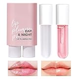 Lip Booster, Lip Plumper Set, Lip Enhancer, Lippenbalsam, Pflanzenextrakte Plumping Lip Serum, Macht die Lippen praller und hy