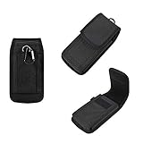 DFVmobile - Belt Case Cover Business Nylon for HAIER W858 - Black