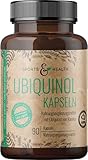 Q10 Kapseln Ubiquinol - 90 Kapseln - 100mg reines Kaneka Ubiquinol - Q10 Kapseln hochdosiert - Q10 mit Kaneka Qualität - coenzym Q10