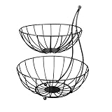 GJSGW 1 stück Container Eisenkorb Obstkorb Multilayer Korb Küchentekorb Für Party (Color : A)