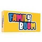 ZENAGAME Family Boom - Brettspiel für die gesamte Familie - 300 Einzigartige Karten, Spaßige Familienspiele, Geschenk für alle Altersgruppen, Vergnügen für Kinder und Erwachsene, Gemeinschaftssp