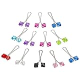 YOURPAI Schal-Clips, 12 Stück Schmetterlings-Perlen, Muslimischer Hijab-Schal, U-Clips, islamische Kopftuch-B