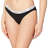 Calvin Klein Damen Slip CAROUSEL - BIKINI, Gr. 38 (Herstellergröße: M), Schwarz (BLACK 001)