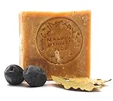 Original Aleppo Seife, 60% Olivenöl 40% Lorbeeröl, ca.200g, Handmade, Vegan, Naturprodukt, Haarseife, Duschseife, Original Rezep