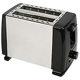 WGGTX Toaster Automatischer Toaster-Toaster mit 2X Breiten Breitenschlitzen für bis zu 4X Discs 6X Seidenschritte mit Heißrolle für Croissants Bagels 220V Wohnhaus, R