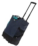 2er Set: PUNTA Wheel Einkaufstrolley Einkaufsroller + Faltschopper [Auswahl] (Blue Melange (10183-5000))