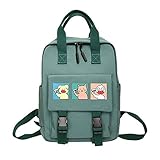 MBMYZW Nette Schultasche Mädchen wasserdichte Rucksack Mädchen Nylon Niedlichen Cartoon Daily Weichen Zurück Campus College Geburtstagsabteilung Cartoon Schultasche (Color : E, Size : 1)