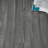 PVC Bodenbelag Holz Eiche Grau (Breite: 400 cm x Länge: 150 cm)