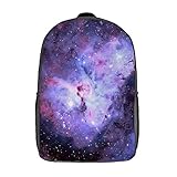 Reise-Laptop-Rucksack für Damen, ideal für Übernachtungen, multifunktional, 43,2 cm (17 Zoll) Schule, College Rucksack, Carina Nebula Edited, blau (Weiß) - TB-ZXY-0w5nnvbcgfh0-1