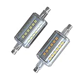 LED 2ST LED R7S 25mm 360 ° Emittieren R7S 2835 5W 78mm LED-Stecker Licht J78 (Size : Nature White4000K)