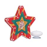 Lantuqib LED Christmas Cup Pendelleuchte, hängende Outdoor-Weihnachtslampe Einfach zu bedienen mit Saugnapf für F