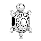 Pandora 925 Sterling Silber Anhänger Diy Schildkröten Meereslebewesen Amulett Perlen Schmuck Armband beliebt in Europa und Amerika Fit Armb