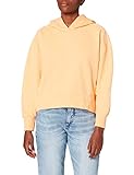 Calvin Klein Jeans Damen Micro Branding Hoodie Pullover, Crushed Orange, M