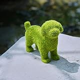 Garten Dekoration Figuren Hunde, Garten Figuren für Außen, Garten Deko Hund, Tierfiguren für Innen und Außen, Terrasse Deko Hunde für Fensterbank Wohnzimmer Balkon Dek