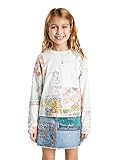 Desigual Girls TS_Little ALBA T-Shirt, Multicolor, 7/8