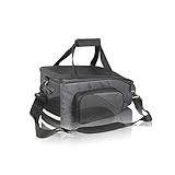 XLC Unisex – Erwachsene Gepäckträgertasche Carry More BA-S47, Schwarz Anthrazit, 160x180x350
