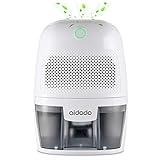 Luftentfeuchter, Aidodo 600ml mini elektrischer raumentfeuchter automatischer entfeuchter leise Dehumidifier für Schmutz und Schimmel zu Hause, Schlafzimmer, Kellerräume, Schrank, Wohnwagen, Bü