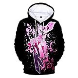 Hazbin Hotel Merch Hazbin Hotel Hoodie Herren Damen Mode Kapuzenpullover, a, L