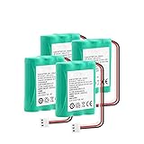 ndegdgswg 3,6 V HGB 2A10x3 BTR2260B HGB 15AAx3 2100 mAh NiMH AA Akku Pack, wiederaufladbar für Telefon 515H ETS2022 ETS222 ETS222 ETS2252 ETS3023 4 Stück