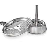 DFESKAH Shisha Kaminaufsatz, Wasserpfeife Kaminkopf Aufsatz aus Edelstahl, Universal Hookah Kamin Zubehör für jeden Shisha Kop
