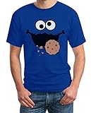 Karneval & Fasching Keks-Monster Krümel Kostüm Herren T-Shirt L B
