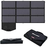 ALLPOWERS 60W Faltbares Solarpanel Tragbares Solarpanel Solarmodul Solarladegerät mit 18V DC Ausgang für Tragbaren Generator, Laptops, 12V Auto Boot RV Batterie, Solar Ladegerät,Smartp