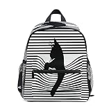 Rucksack für Kinder, Tier-Katze, Pop-Art-Design, für Vorschule, Schule, Studenten, Büchertasche, für Kindergarten, Jungen, Mädchen, Kinder, Rucksack, Reisen, Wandern, Tagesrucksack