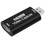 Hdmi Video Capture Card USB 2.0 1080P Aufnahmegerät USB, Game Capture Card USB, Game Capture, 4K Display Port auf HDMI Adapter, Aufnehmen Und Teilen, Low Latency Technologie USB